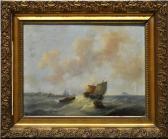 gosselin charles Boote Auf Bewegter See gosselin charles Boote Auf Bewegter See