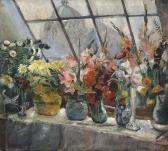 GRANDE Severin Oppstilling Med Blomster I Ateliervindu GRANDE Severin Oppstilling Med Blomster I Ateliervindu