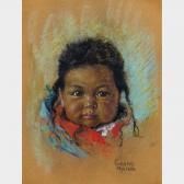 GRANDMAISON de Nicholas Papoose In Pigtails GRANDMAISON de Nicholas Papoose In Pigtails