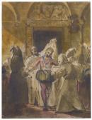 GRANET Francois-Marius Charles V At The Monastery Of Yuste GRANET Francois-Marius Charles V At The Monastery Of Yuste