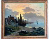 GRANVAL Pêche Au Soleil Couchant GRANVAL Pêche Au Soleil Couchant