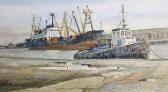 GREENLEY R Old Tug And Russian Merchantman, Hull GREENLEY R Old Tug And Russian Merchantman, Hull