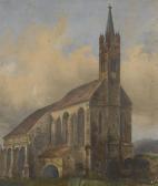 GREFE Conrad Blick Auf Eine Gotische Kirche GREFE Conrad Blick Auf Eine Gotische Kirche