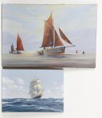 GRIFFIN Keith Alastair 'the Red Jacket', Clipper Ship At Sea GRIFFIN Keith Alastair 'the Red Jacket', Clipper Ship At Sea