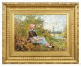 GRIGORESCU Nicolae Bretonă La Brolle GRIGORESCU Nicolae Bretonă La Brolle