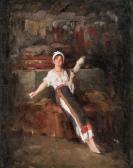 GRIGORESCU Nicolae The Spinner GRIGORESCU Nicolae The Spinner