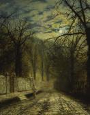 GRIMSHAW John Atkinson A Moonlit Street GRIMSHAW John Atkinson A Moonlit Street