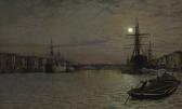 GRIMSHAW John Atkinson The Pool And London Bridge At Night GRIMSHAW John Atkinson The Pool And London Bridge At Night