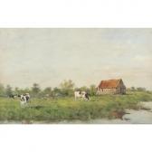 GROENEWEGEN Adrianus Johannes Cows In A Pasture GROENEWEGEN Adrianus Johannes Cows In A Pasture