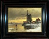 GROOT de Catharina Winterlandschaft Mit Windmühle Und Zugefrorenem See GROOT de Catharina Winterlandschaft Mit Windmühle Und Zugefrorenem See