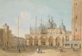 GRUBACS Carlo Venice, A View Of Saint Mark's Square GRUBACS Carlo Venice, A View Of Saint Mark's Square