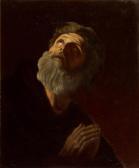 GSELL Georg Heiliger Mit Gefalteten Händen Gegen Den Himmel Aufblickend GSELL Georg Heiliger Mit Gefalteten Händen Gegen Den Himmel Aufblickend