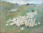 GUÉTON Antonin Le Troupeau De Moutons GUÉTON Antonin Le Troupeau De Moutons