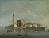 GUARDI Giacomo A View Of The Island Of San Giorgio In Alga, Venice GUARDI Giacomo A View Of The Island Of San Giorgio In Alga, Venice