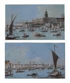 GUARDI Giacomo The Doge's Palace, Venice, From The Bacino; And Venice: The Zattere GUARDI Giacomo The Doge's Palace, Venice, From The Bacino; And Venice: The Zattere