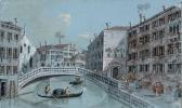 GUARDI Giacomo Une Vue Animée Du Pont Des Soupirs À Venise GUARDI Giacomo Une Vue Animée Du Pont Des Soupirs À Venise