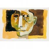 GUAYASAMIN Oswaldo ""rostro"" GUAYASAMIN Oswaldo ""rostro""