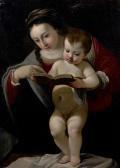 GUERCINO La Vierge À L'enfant GUERCINO La Vierge À L'enfant