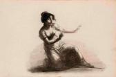 GUERIN LE GUAY André Jeune Femme Apeurée GUERIN LE GUAY André Jeune Femme Apeurée