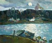 GUGHEL Adolf Barche Sul Fiume GUGHEL Adolf Barche Sul Fiume