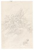 GUGLIELMI Gregorio Design For A Ceiling Painting With Allegorical Figures And Putti GUGLIELMI Gregorio Design For A Ceiling Painting With Allegorical Figures And Putti