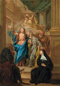 Gregorio Guglielmi - La Madonna, Sant’anna, San Giuseppe Fra Due Santi
