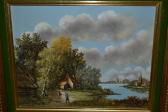 GUILLAUME P. Dutch River Landscapes In Summer And Winter GUILLAUME P. Dutch River Landscapes In Summer And Winter