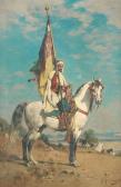 GUILLAUMET Gustave Man On Horseback GUILLAUMET Gustave Man On Horseback