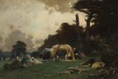 Guillaumet Gustave Achille Arab Horsemen Resting Guillaumet Gustave Achille Arab Horsemen Resting