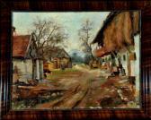 GUILLERY Theodor Ansicht Eines Bauerndorfes GUILLERY Theodor Ansicht Eines Bauerndorfes