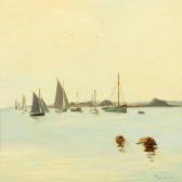 GUILLET Pierre Small Boats At The Sea GUILLET Pierre Small Boats At The Sea
