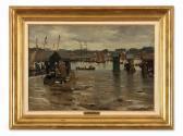 GUILLOU Alfred Harbor Of Corncarneau GUILLOU Alfred Harbor Of Corncarneau