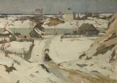 GULIAEV Alexander Country Snow Scene GULIAEV Alexander Country Snow Scene