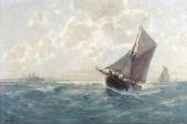 GUNTHER Erwin Carl Wilhelm Segelschiffe Und Dampfer Auf Hoher See GUNTHER Erwin Carl Wilhelm Segelschiffe Und Dampfer Auf Hoher See