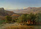 GURLITT Ludwig H. Theodor Blick Von Delphi Auf Itea Am Golf Von Korinth GURLITT Ludwig H. Theodor Blick Von Delphi Auf Itea Am Golf Von Korinth