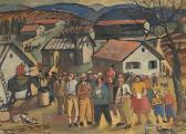 GURVITCH Jose Kibbutz Scene GURVITCH Jose Kibbutz Scene