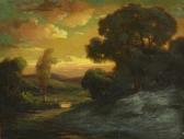 GUSTAVSON Herman, Henry Dusk On The Foothills GUSTAVSON Herman, Henry Dusk On The Foothills