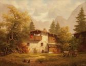 GUTKNECHT Anton Cottage In The Foothills Of The Alps GUTKNECHT Anton Cottage In The Foothills Of The Alps