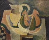 GUYOT Jacques-Henri Nature Morte Cubiste Au Pichet Et Au Melon GUYOT Jacques-Henri Nature Morte Cubiste Au Pichet Et Au Melon