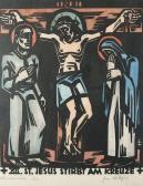 HöTTGES Josef Station Of The Cross Xii. St. Jesus Dies On The Cross HöTTGES Josef Station Of The Cross Xii. St. Jesus Dies On The Cross