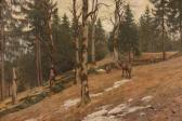 HÜNTEN Max Hirsche Im Hochgebirge HÜNTEN Max Hirsche Im Hochgebirge
