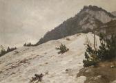 HÜNTEN Max Schneebedeckte Berglandschaft HÜNTEN Max Schneebedeckte Berglandschaft