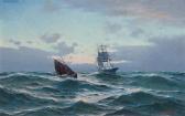 HAALAND Lars Laurits Larsen Norwegian Three-master And Pilot Boat HAALAND Lars Laurits Larsen Norwegian Three-master And Pilot Boat
