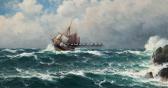 HAALAND Lars Laurits Larsen Ved Kysten HAALAND Lars Laurits Larsen Ved Kysten