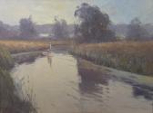HAGAN Robert Children Fishing Ona River HAGAN Robert Children Fishing Ona River