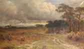 HAGARTY Parker An Extensive Landscape, With A Shepherd And Flock On A Path HAGARTY Parker An Extensive Landscape, With A Shepherd And Flock On A Path