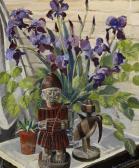 HAGEDORN Karl Still Life With Flowers And Sculpture HAGEDORN Karl Still Life With Flowers And Sculpture
