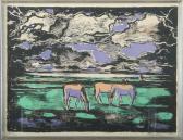 HAGEDORN-OLSEN Thorvald Horses At The Field HAGEDORN-OLSEN Thorvald Horses At The Field
