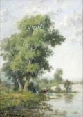 HAGEMANS Maurice Koppel Vrouwen Aan De Was Bij Het Water HAGEMANS Maurice Koppel Vrouwen Aan De Was Bij Het Water