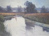 HAGEN Robert Children Fishing Amidst The Reeds HAGEN Robert Children Fishing Amidst The Reeds